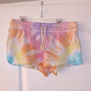 Tie-Dye Sweatpants Shorts